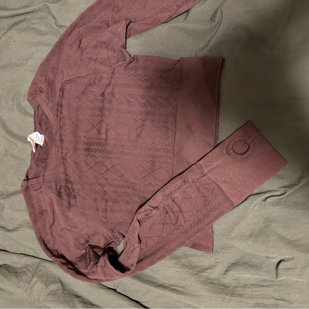 JoyLab Maroon Crop Top